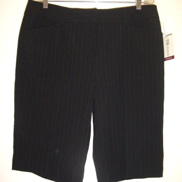 Striped Dressy Fun Summer Bermuda Shorts